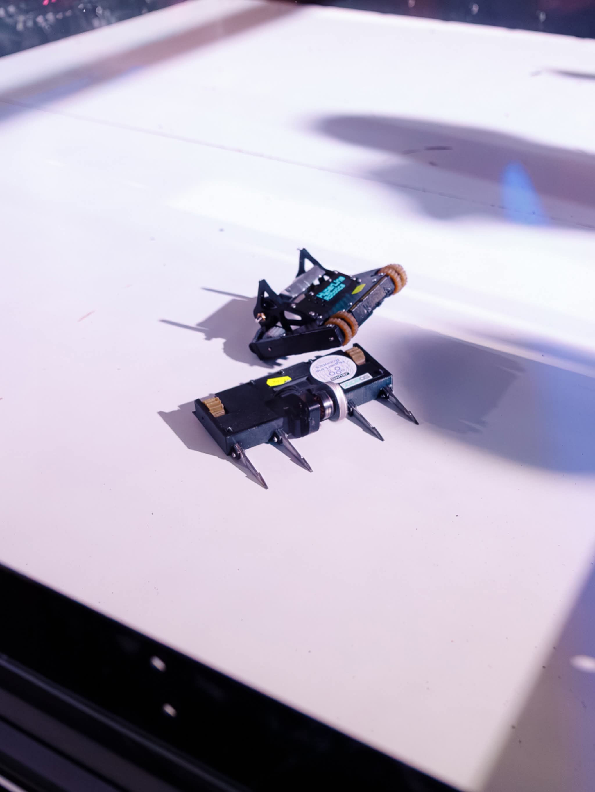 Pair of combat robots